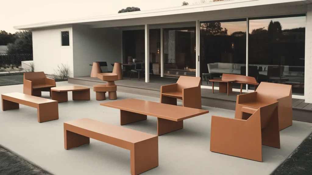 Geometric Outdoor Furniture