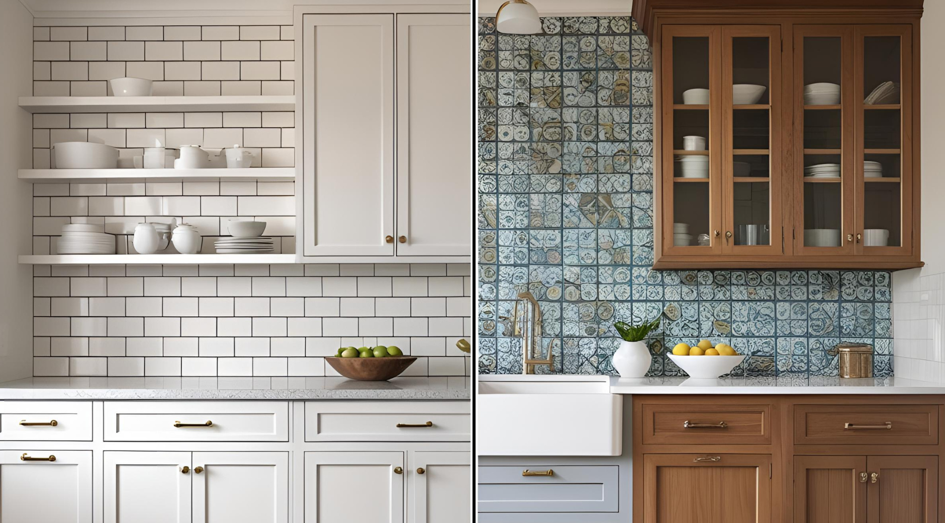 Minimal Tile vs Patterned Design