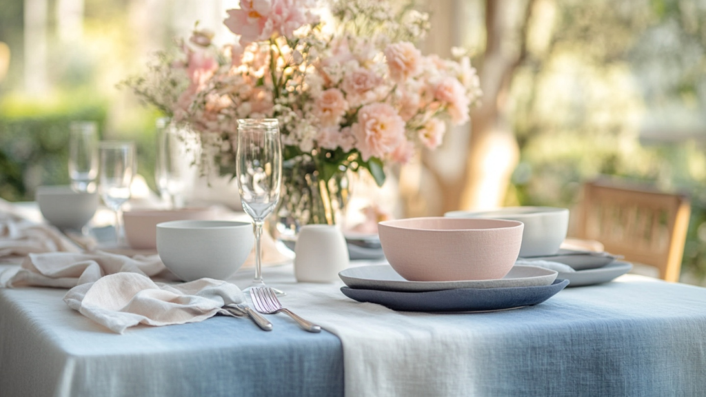 Ombre Linen Tablecloth