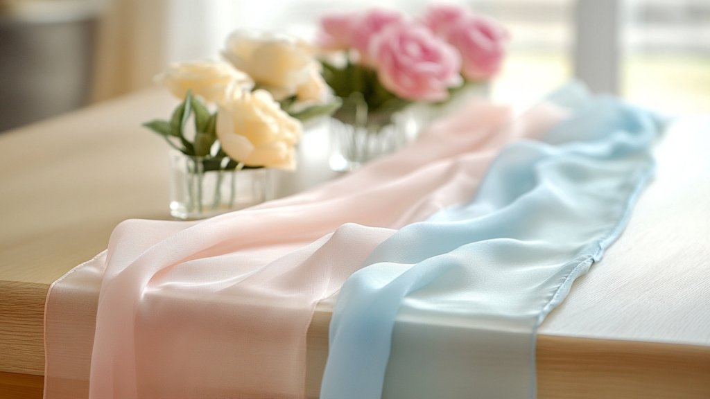 Pastel Linen Table Runner