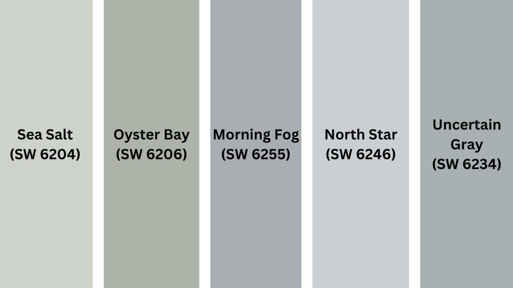 Sherwin-Williams Stardew Compared to Other Blue-Gray Paints