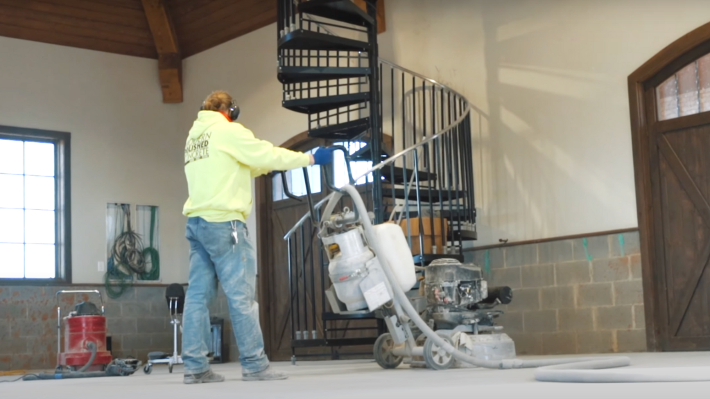 Grinding the Concrete