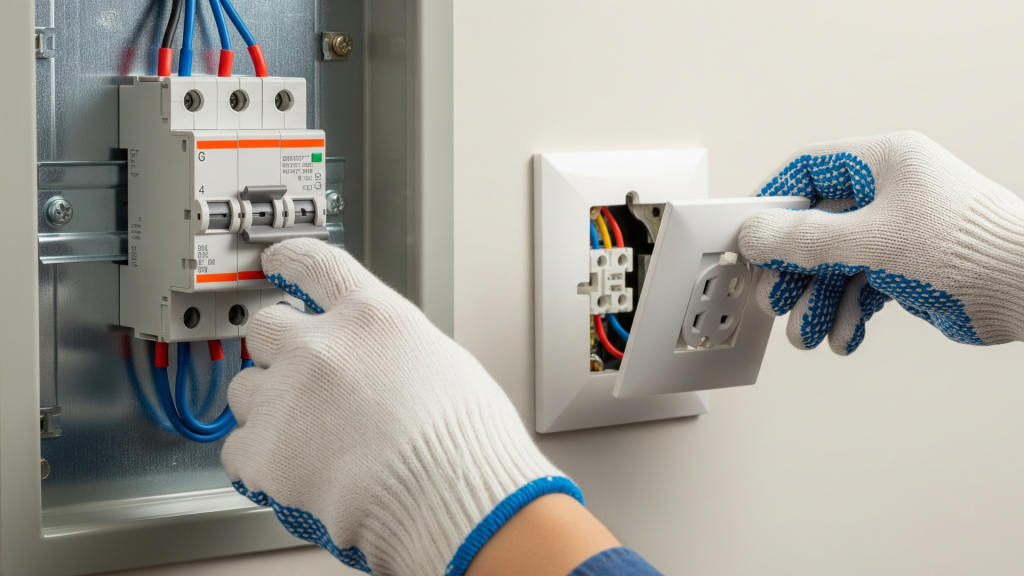 Shut Off Power and Remove Outlet Covers