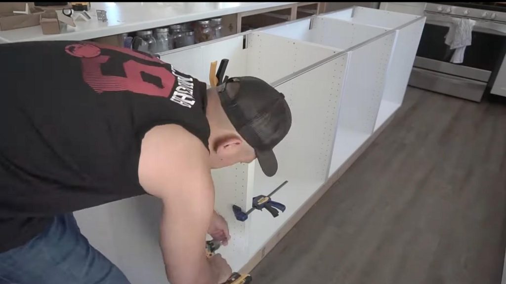 Assemble and Align Cabinet Units on Frame