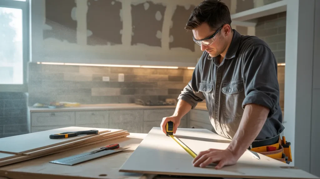 Cut Drywall with Precision and Prep the Wall
