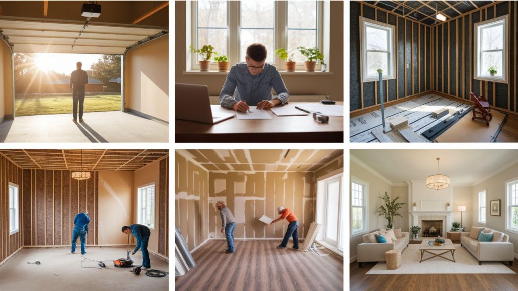 Steps to Create a Finished Room Over Your Garage