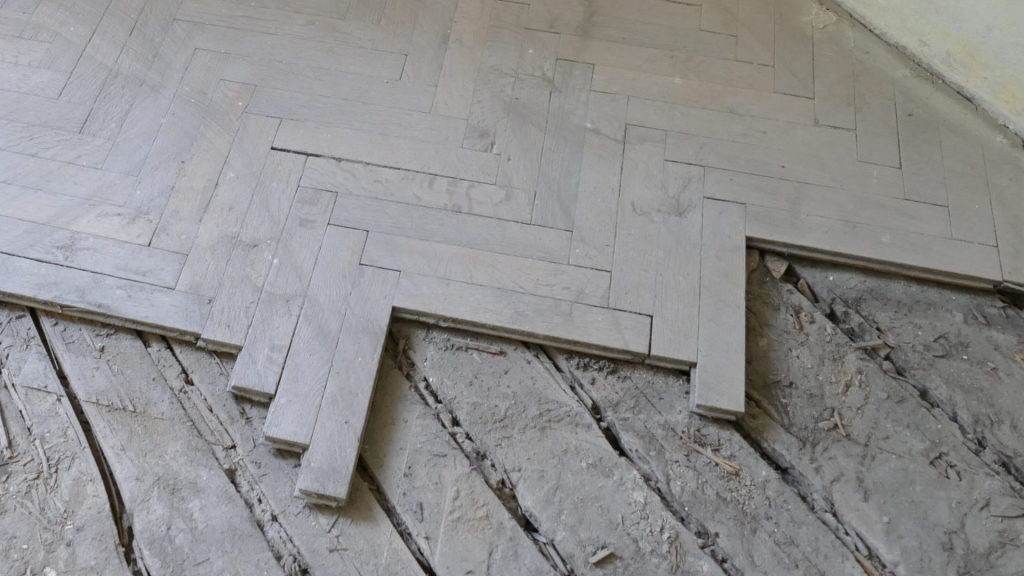 Subfloor Over Hardwood (Older Construction)