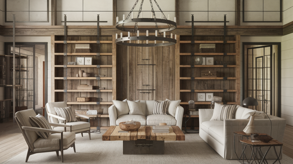 Wood and Metal Accents