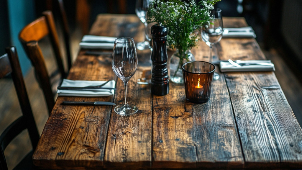 Wooden Plank Tabletop