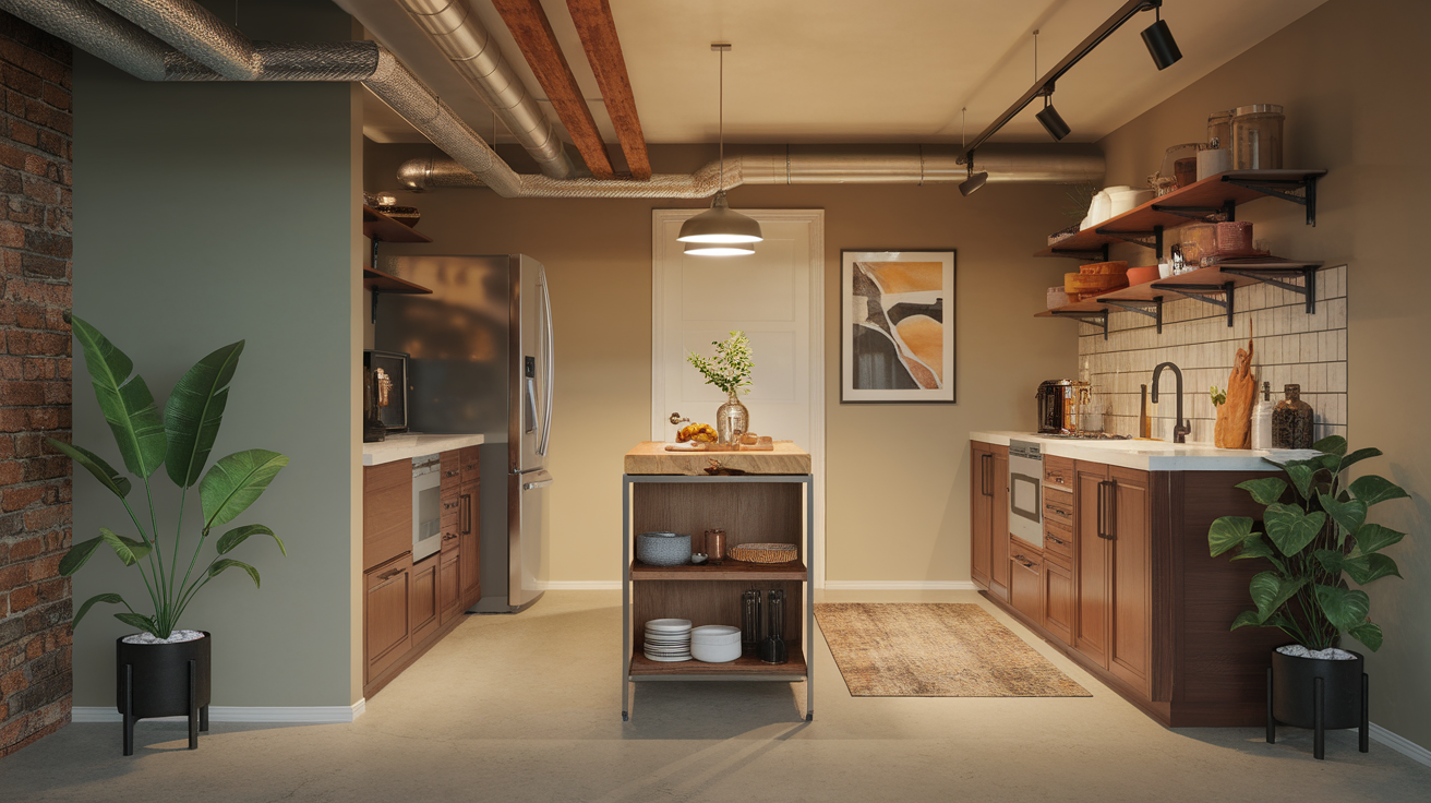 basement kitchen ideas