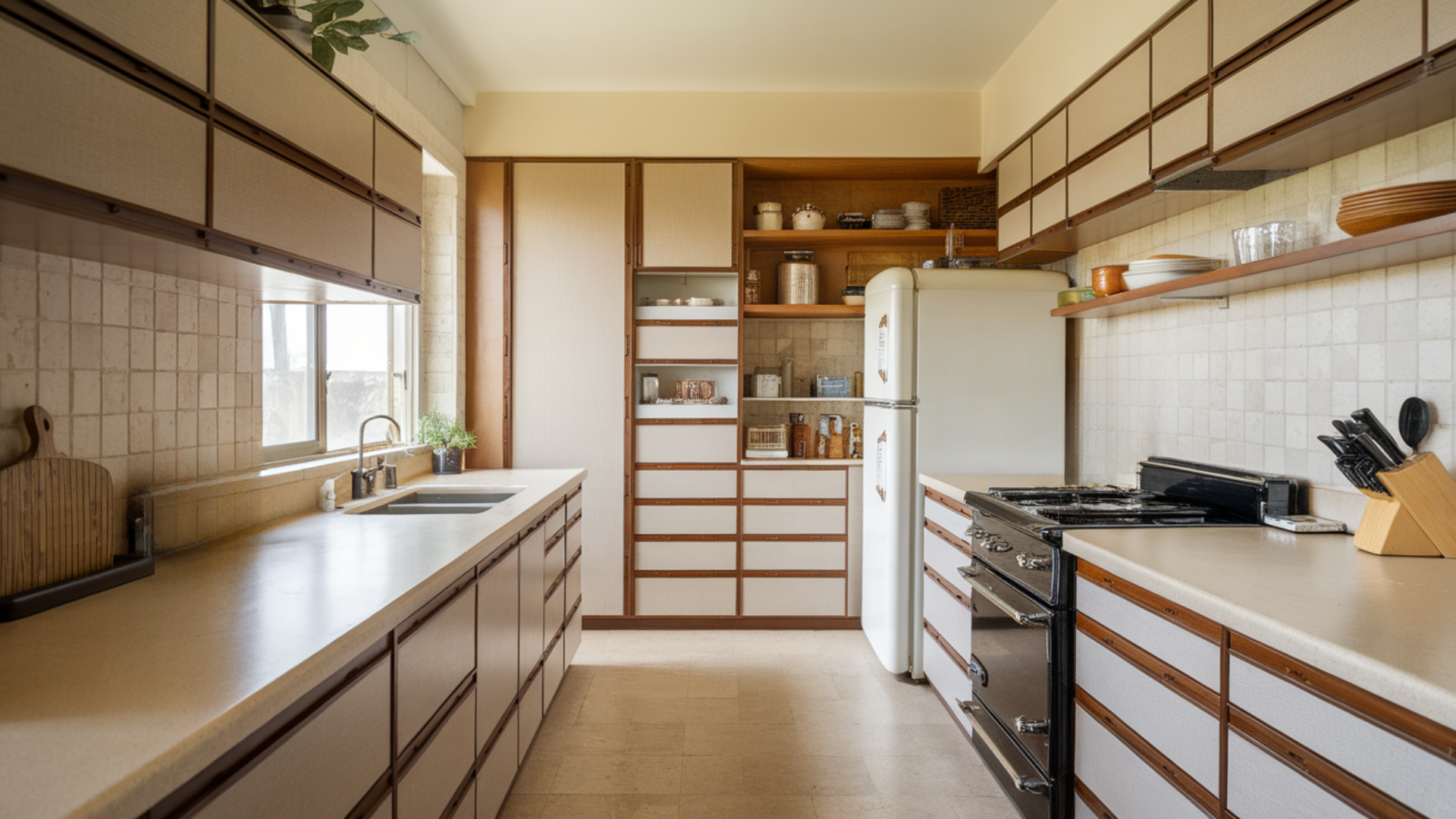 integrated-storage-solutions-for-mid-century-kitchen