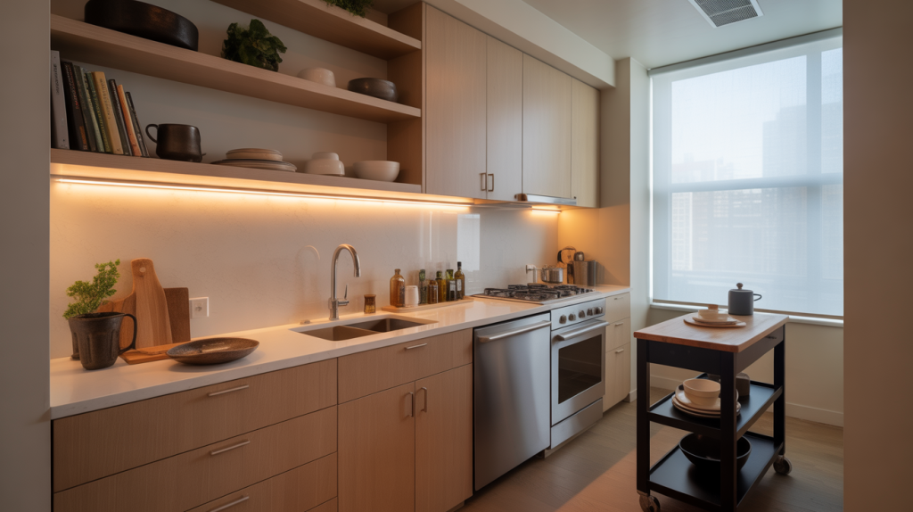 One Wall Kitchen: Smart Layouts for Limited Space - A House in the Hills