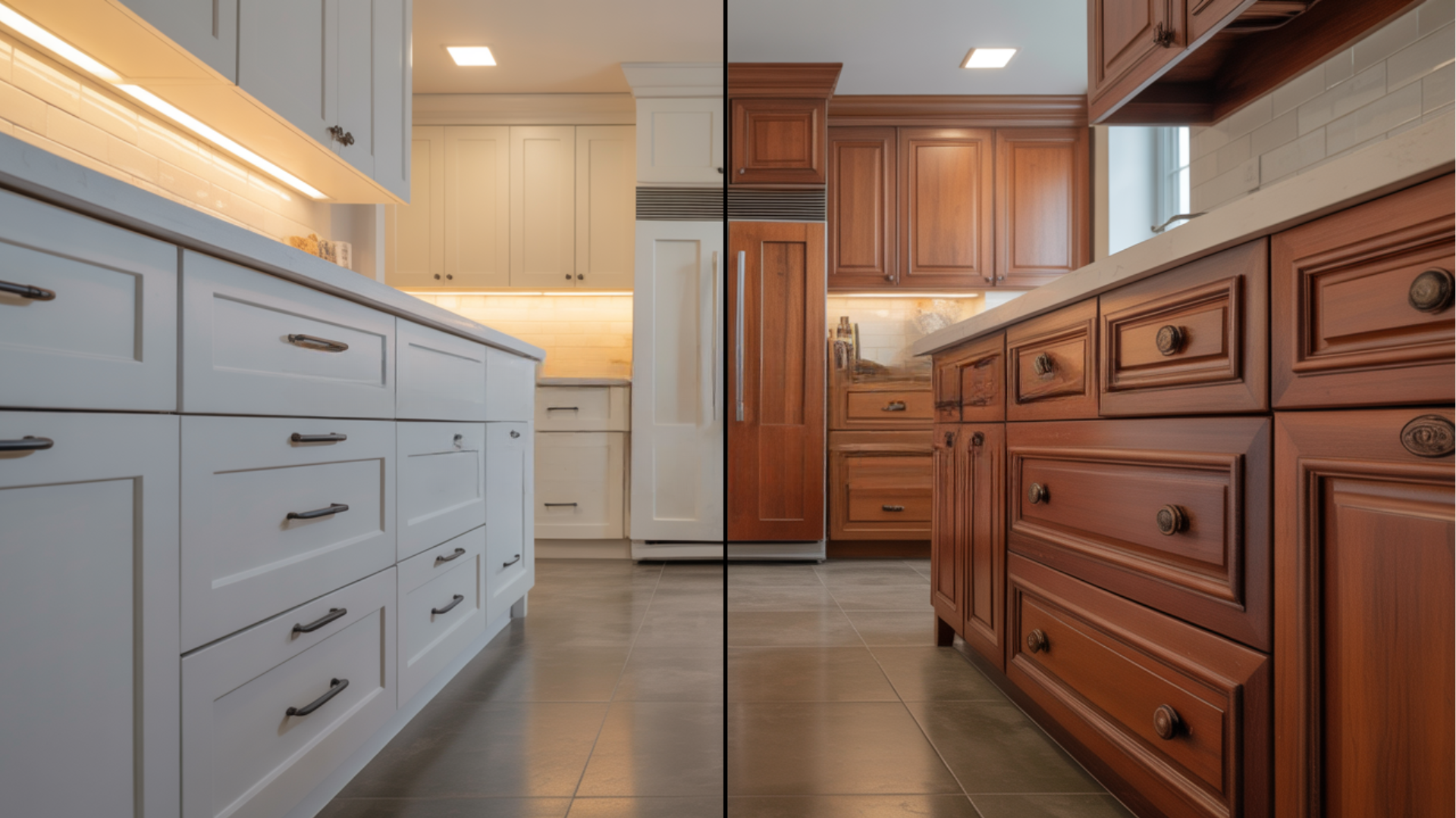 shaker cabinets vs traditional