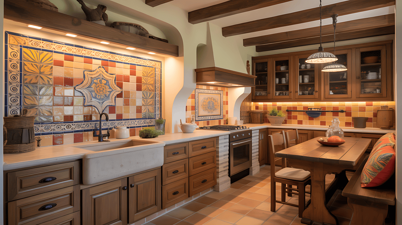 spanish style kitchen
