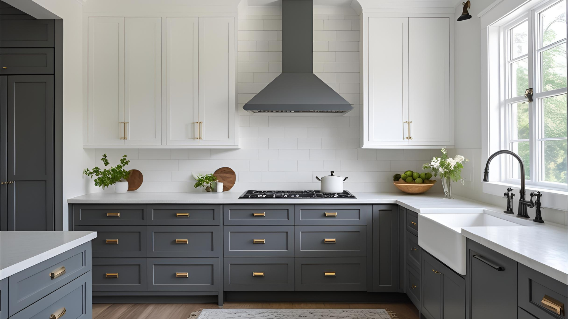 white-charcoal-cabinets