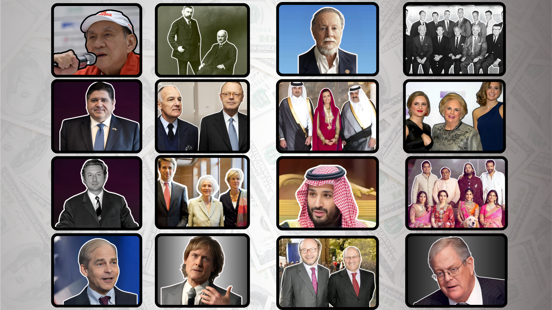 Richest last names and famous families behind wealth