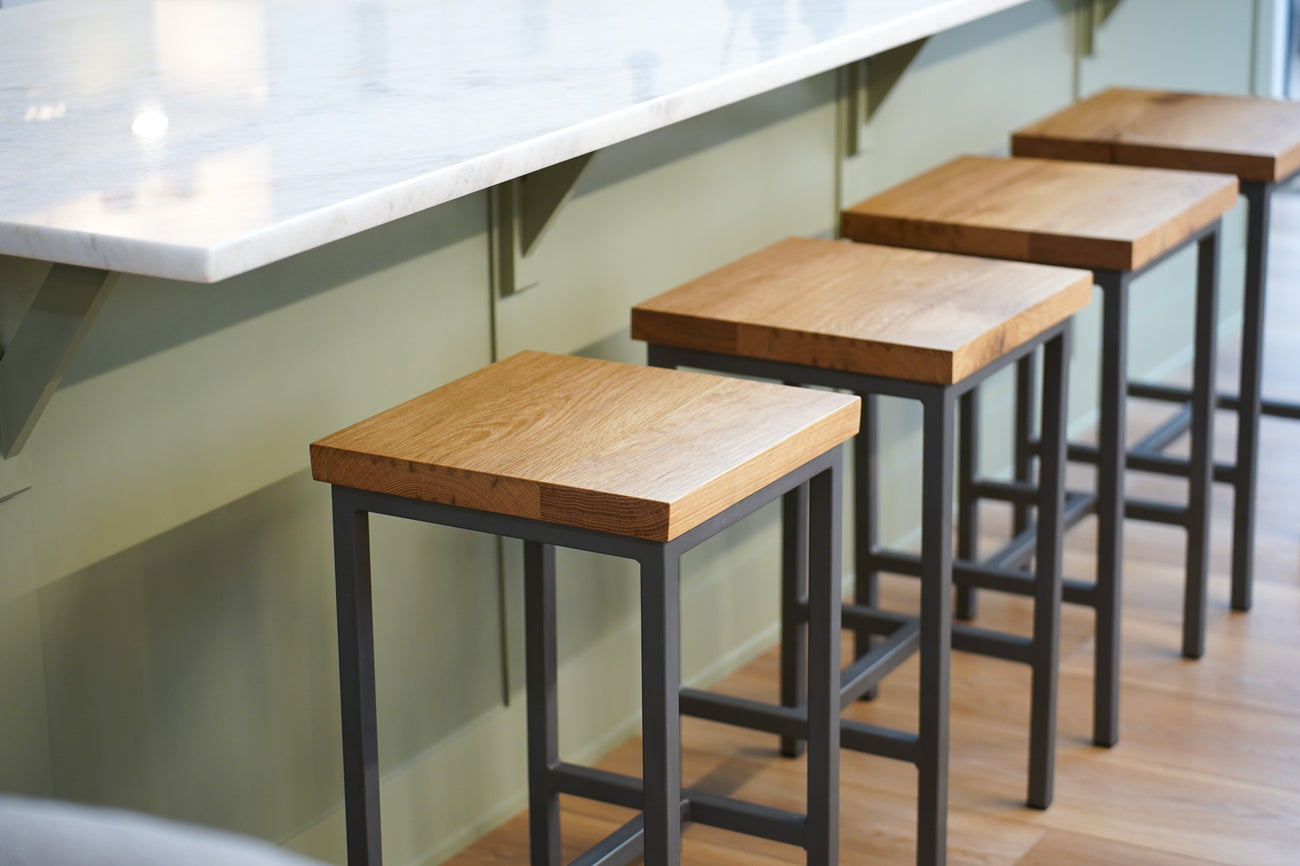 Industrial Bar Stools for Small Spaces