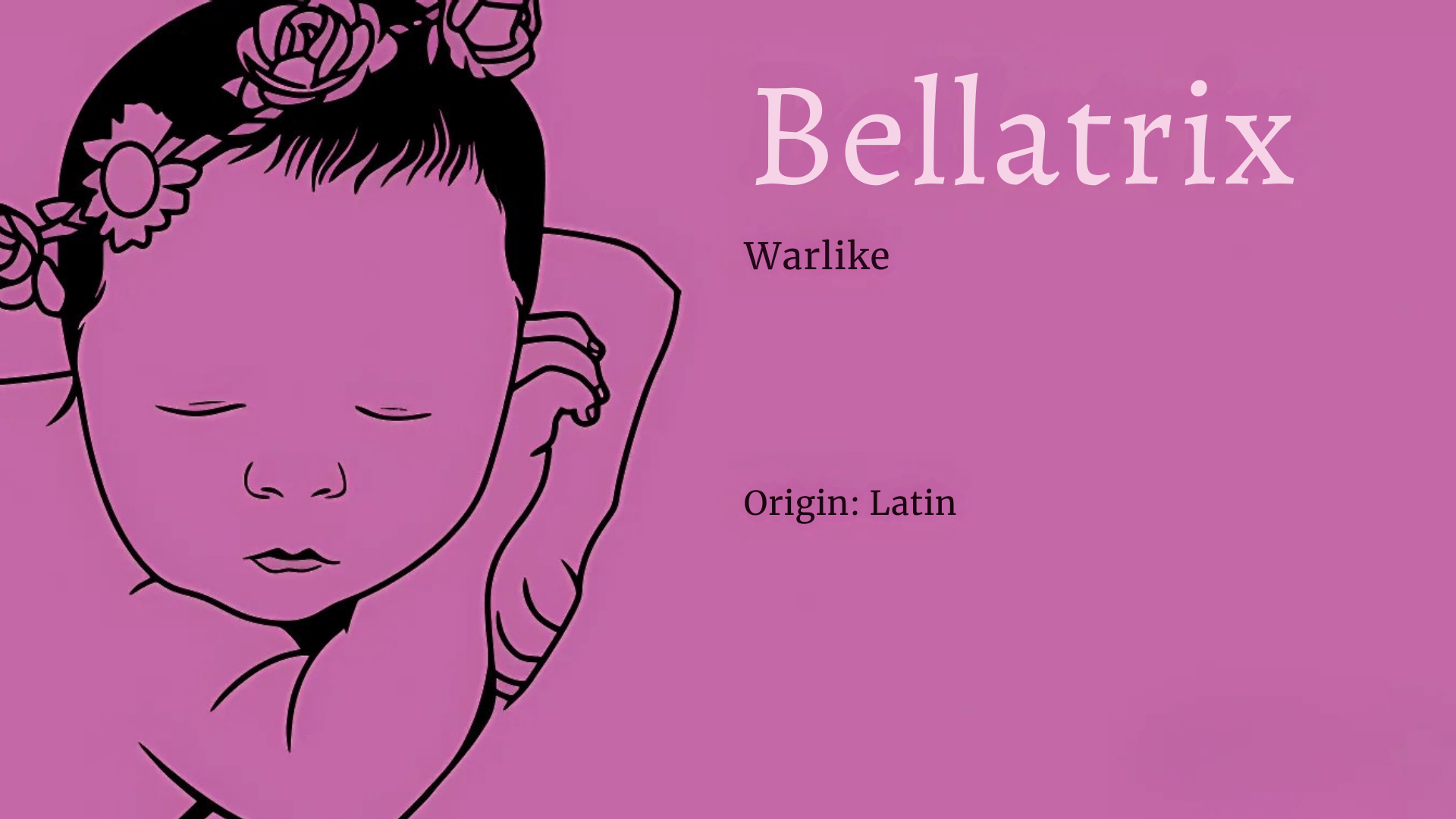 bellatrix as baby name