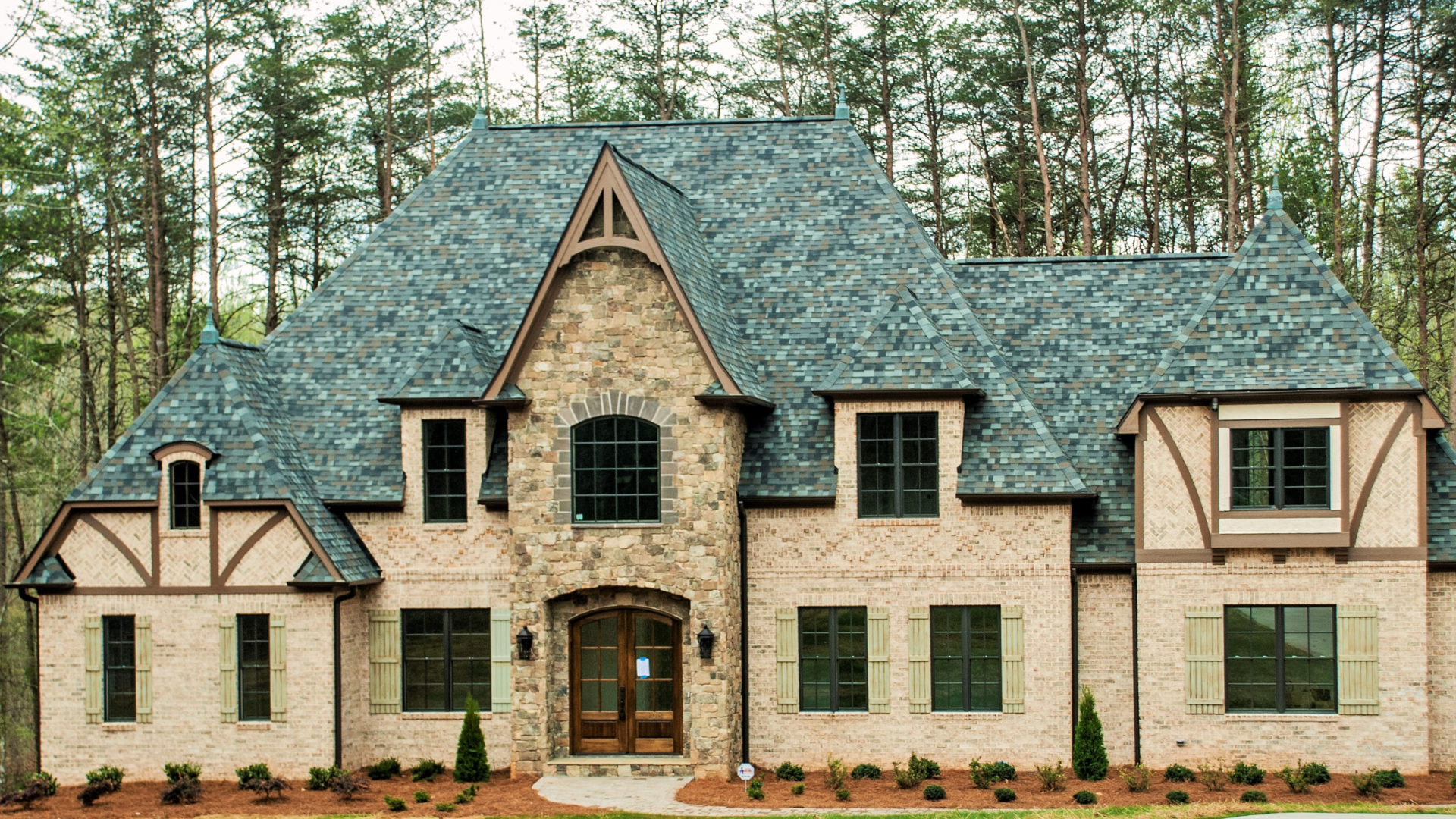 brick stone home