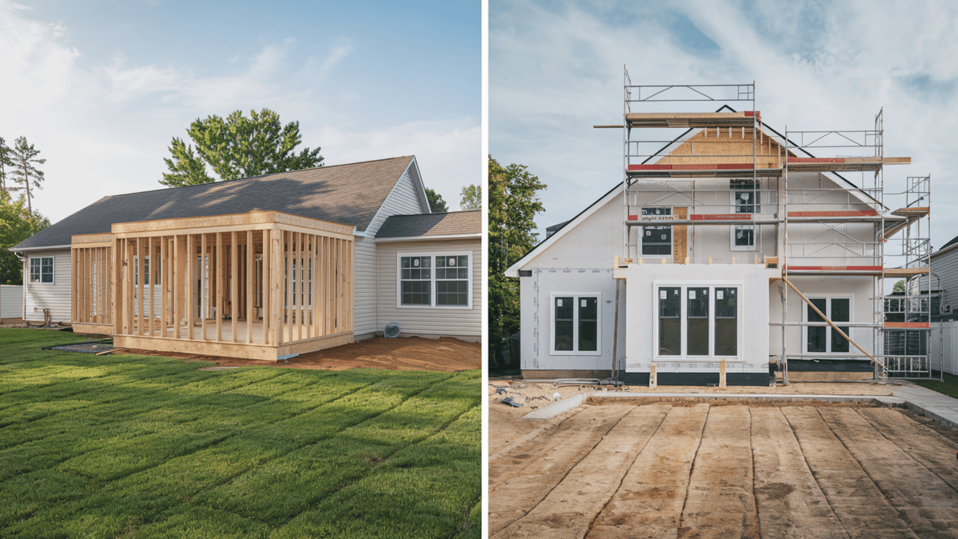 building out or building up