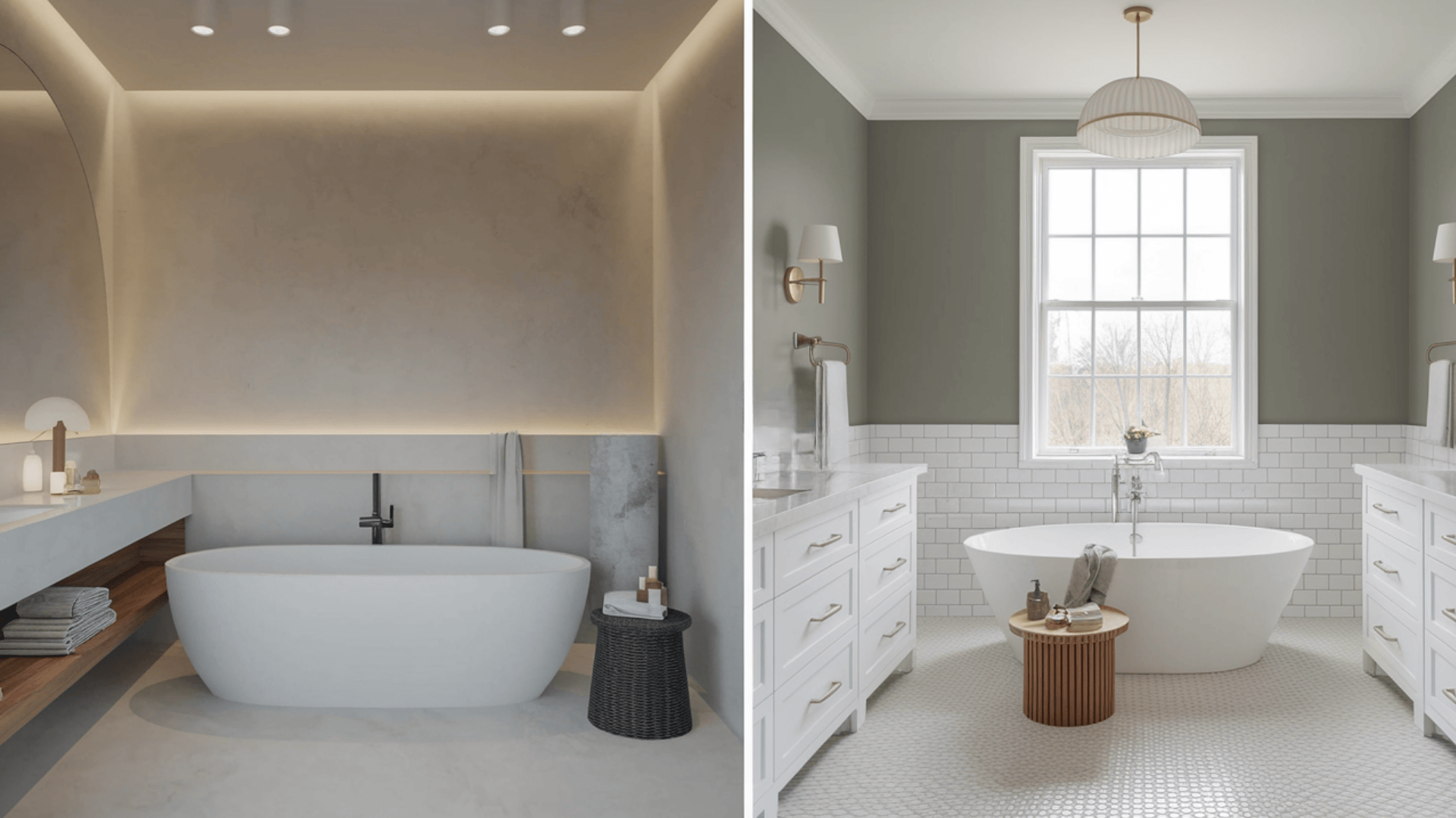 comparing sherwin williams and benjamin moore bathroom paints