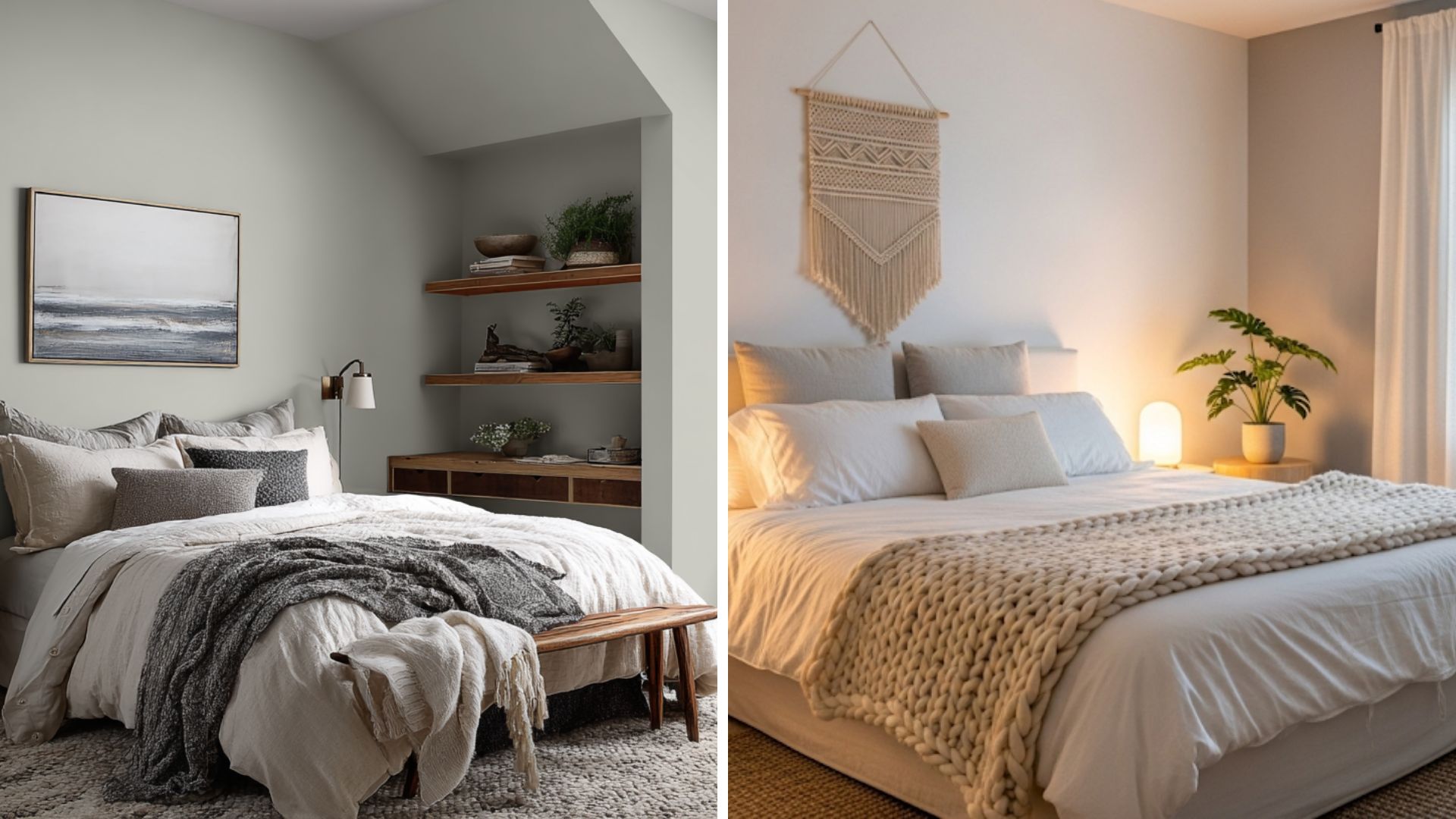 fleur de sel vs nebulous white in bedrrom