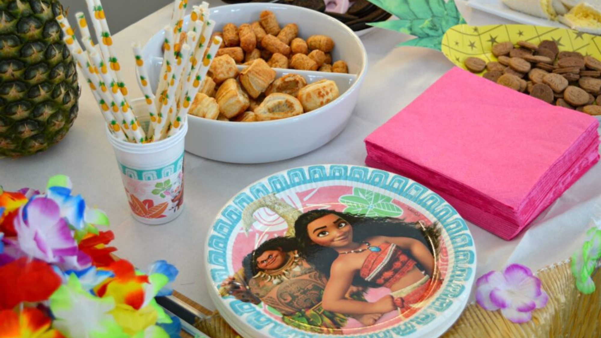 moana themed food and drinks