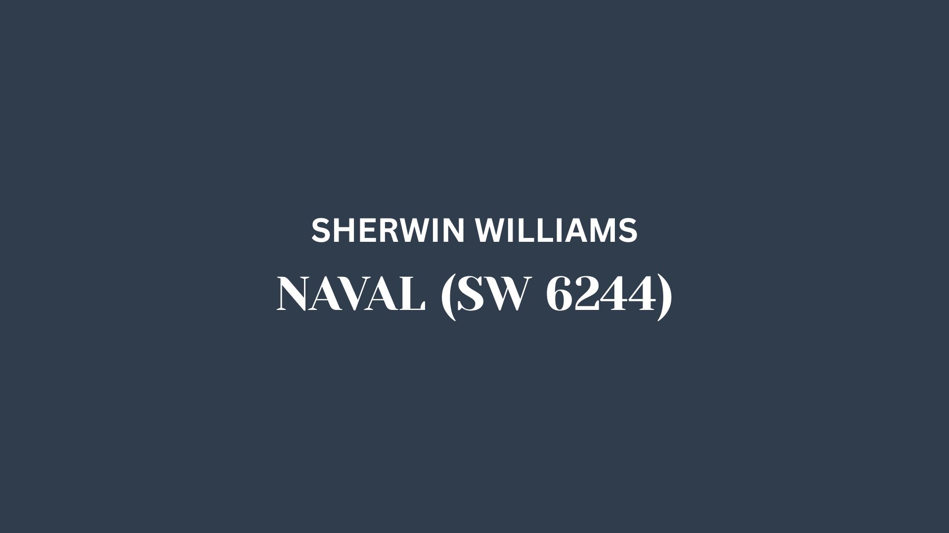 sherwin williams naval