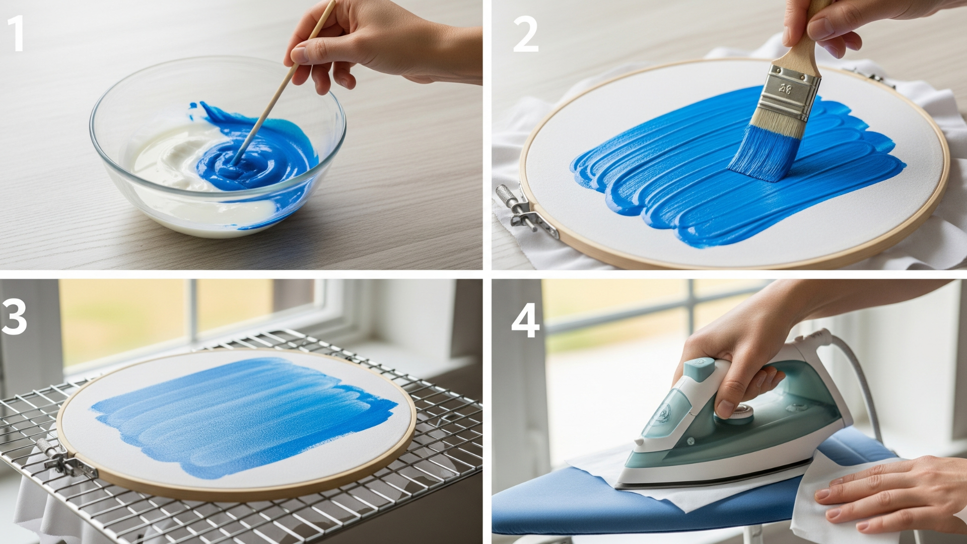 using a textile medium