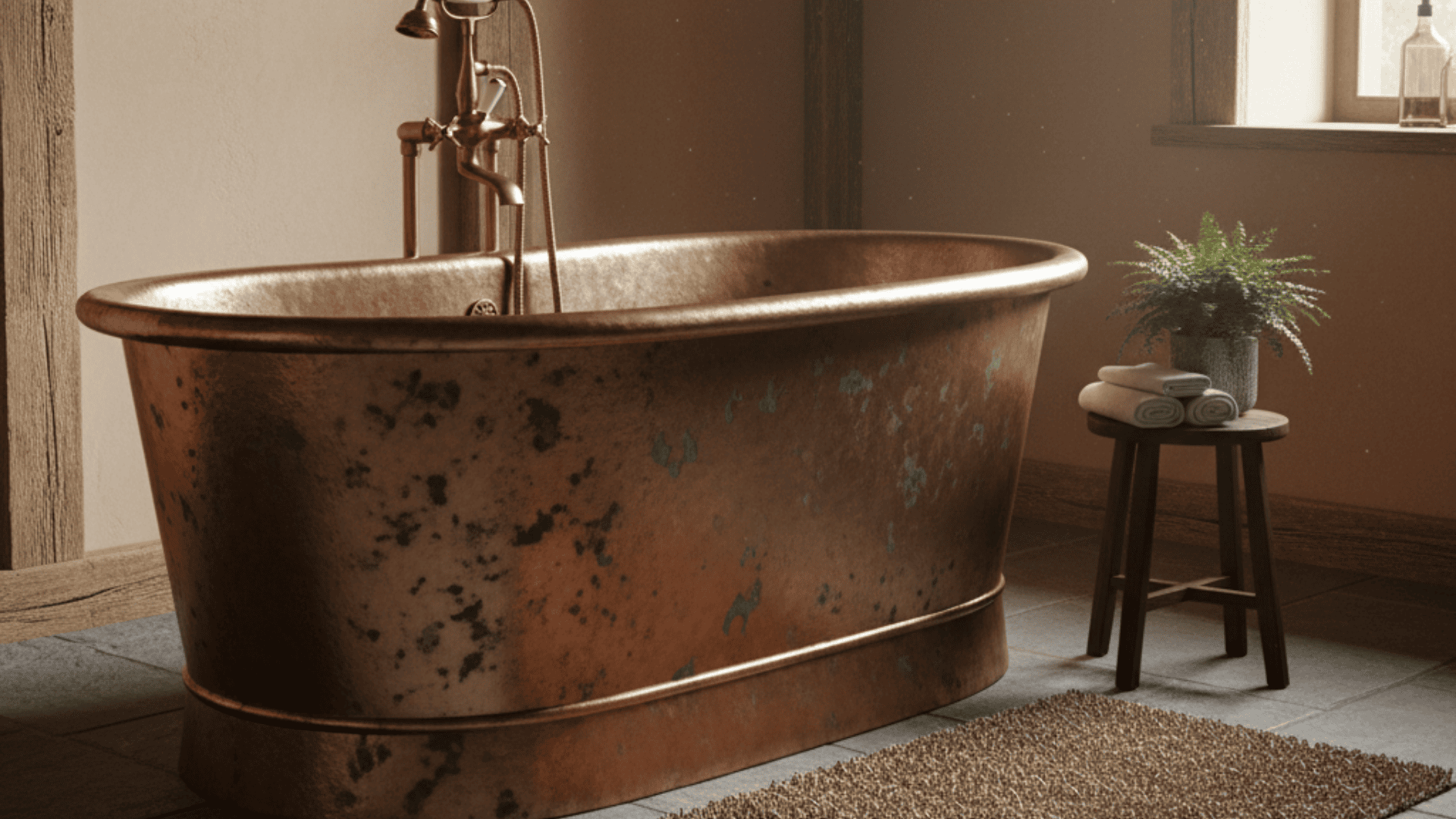 Copper Bathtub