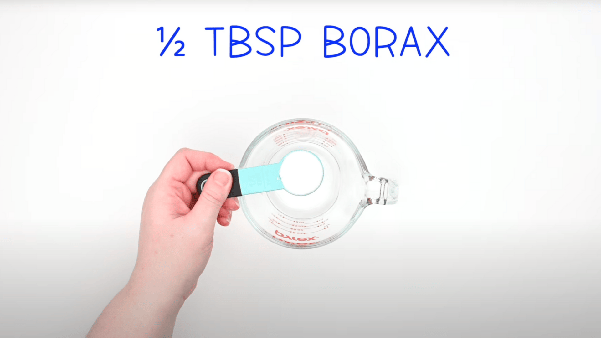 Mix in Borax