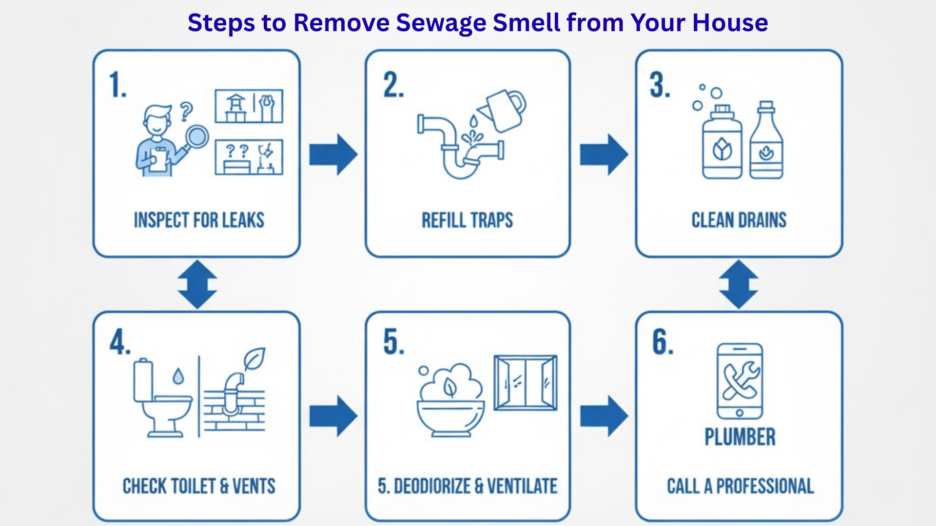 Steps Guide to Eliminate Sewer Gas Smell