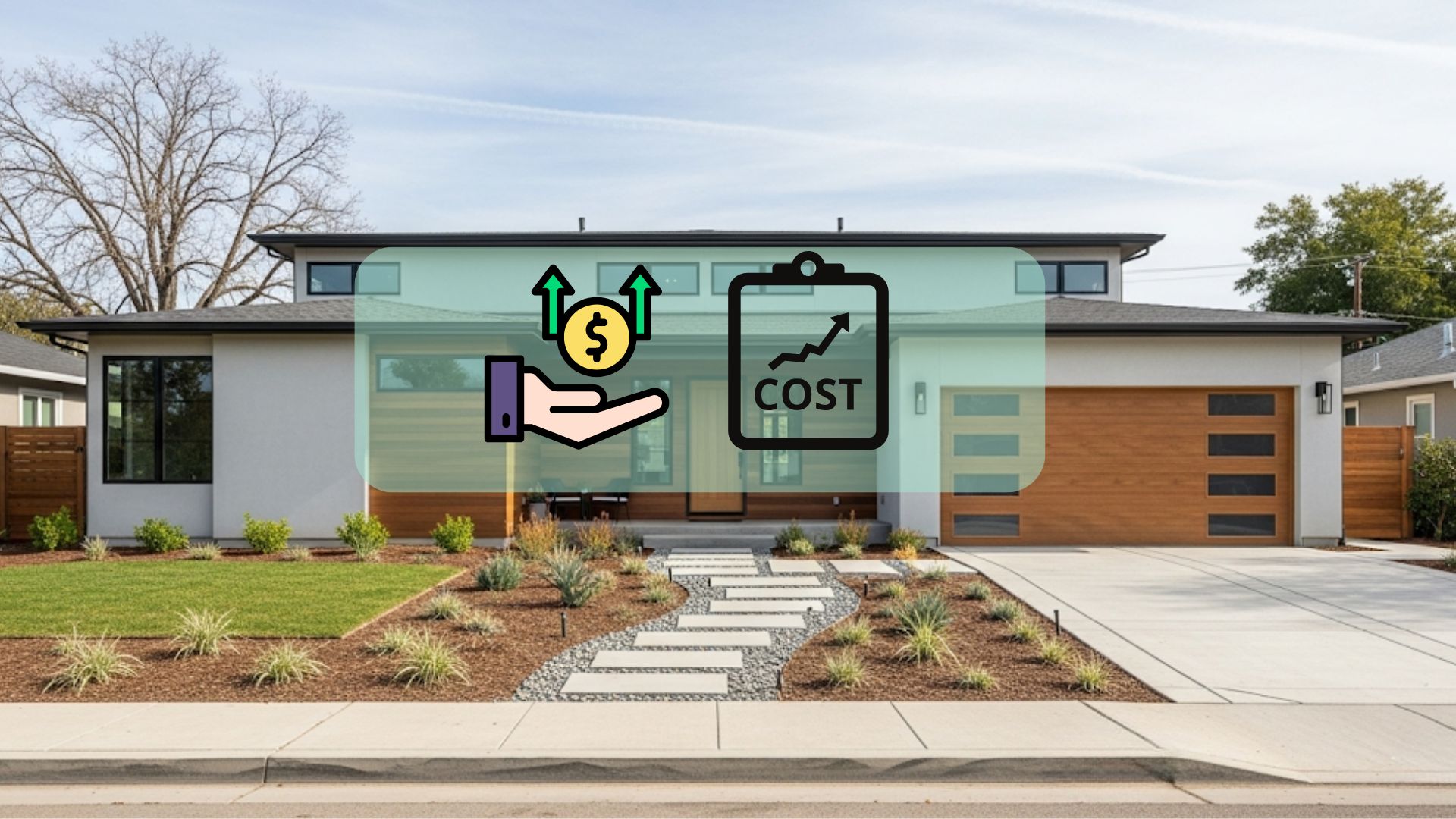 average cost of a modern house