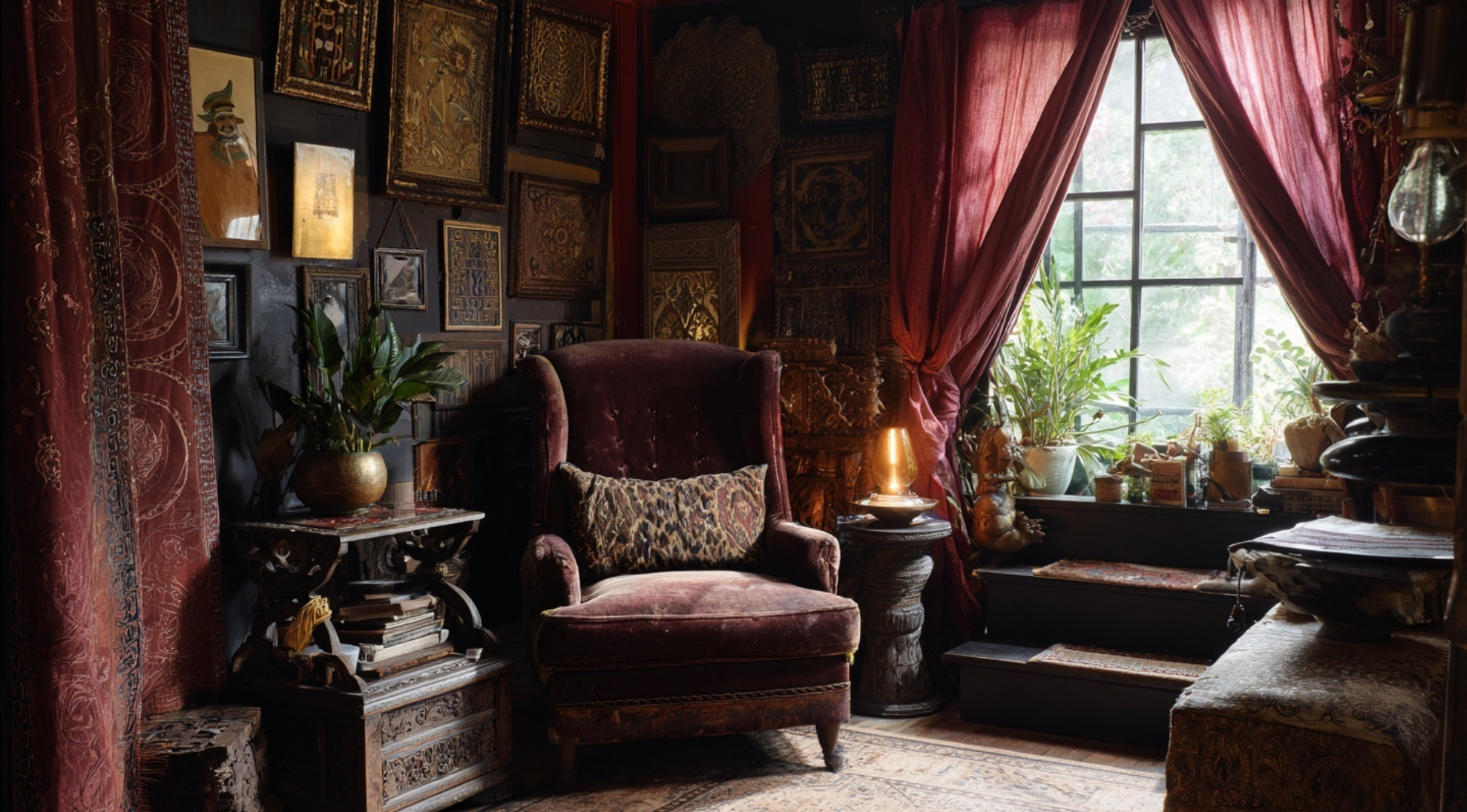 early 1900s artistic vintage interiors