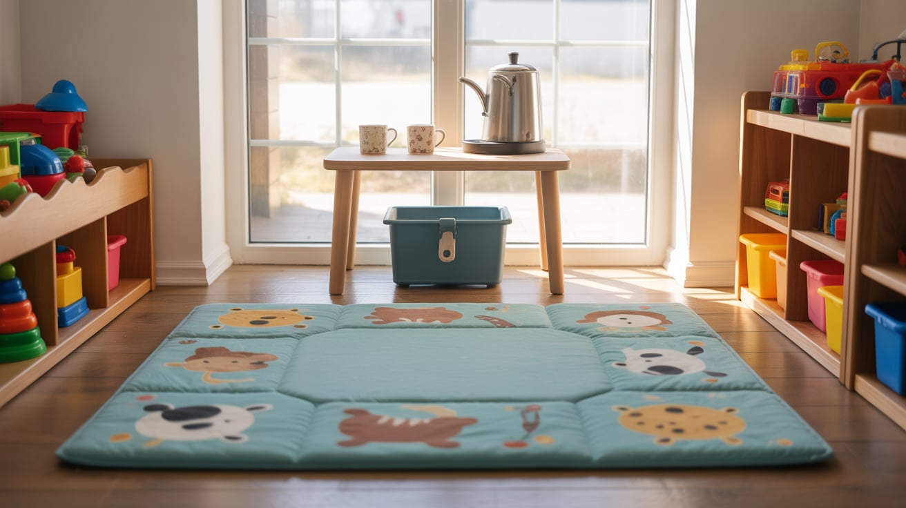 kids playroom coffee corner