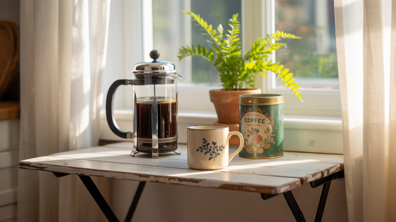 kitchen window coffee spot