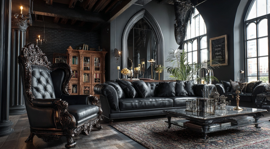 Mixed Eras: Vintage Furniture with Modern Shapes