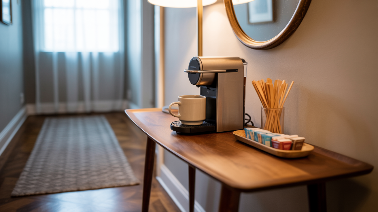 modern coffee bar idea