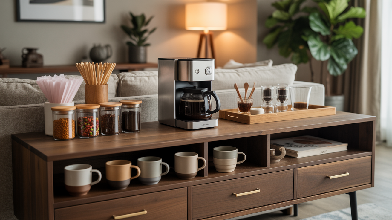 stylish coffee bar furniture