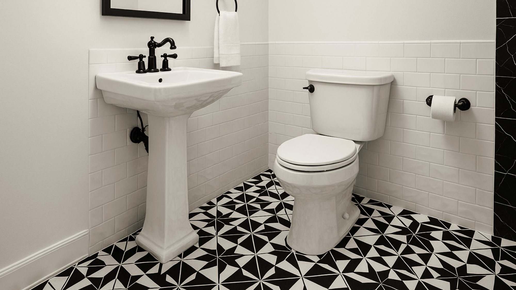 11 keep it classic with black and white