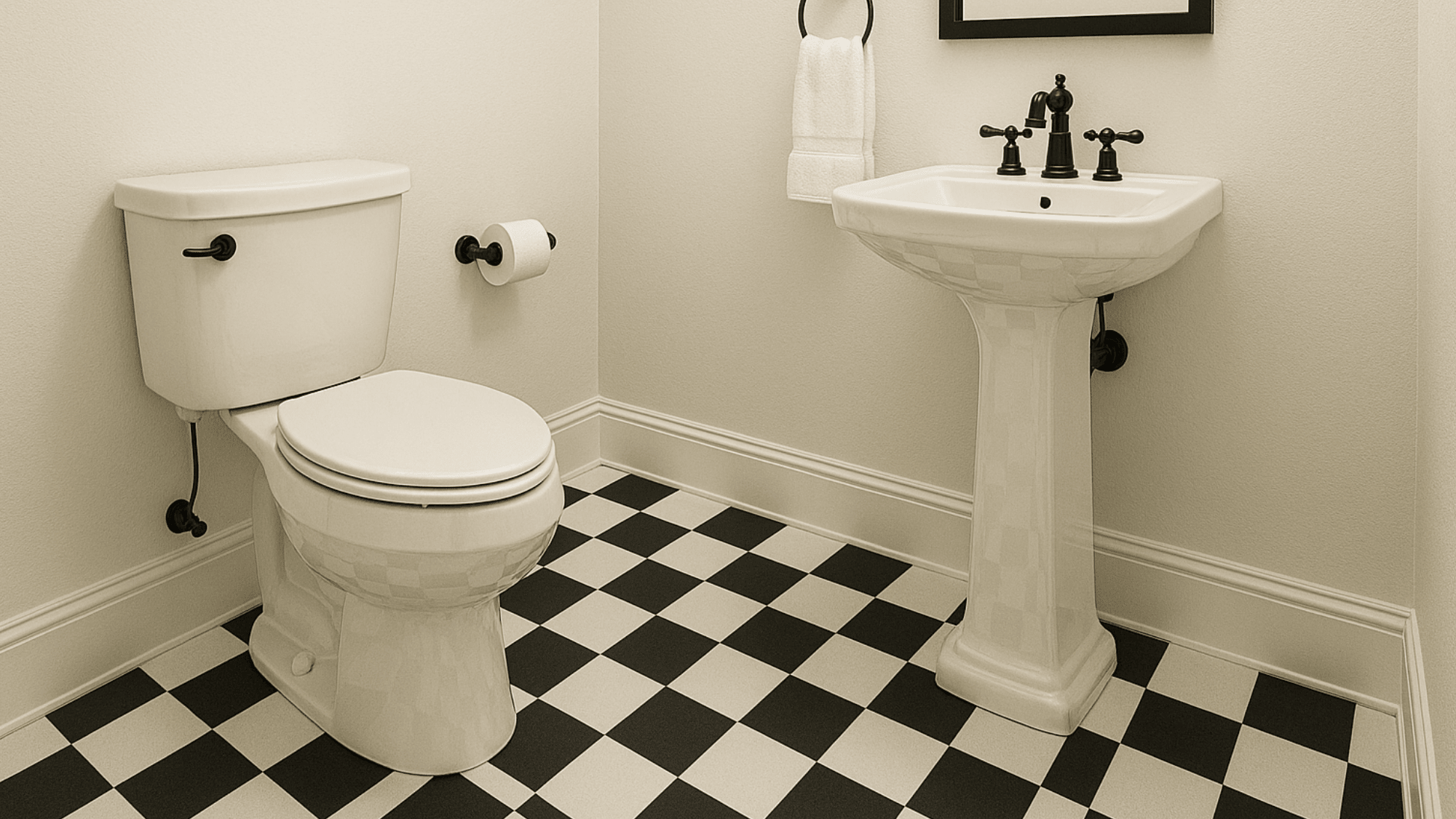 12 add allure with a checkerboard design