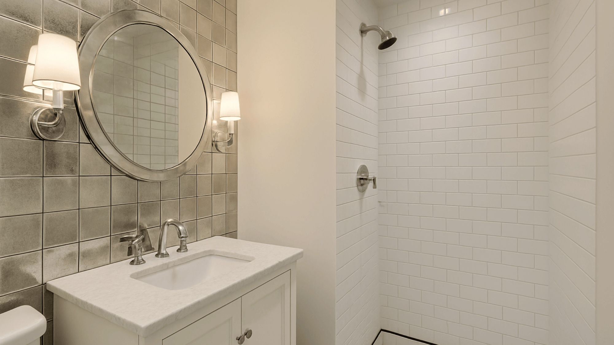 19 make a statement with a reflective wall