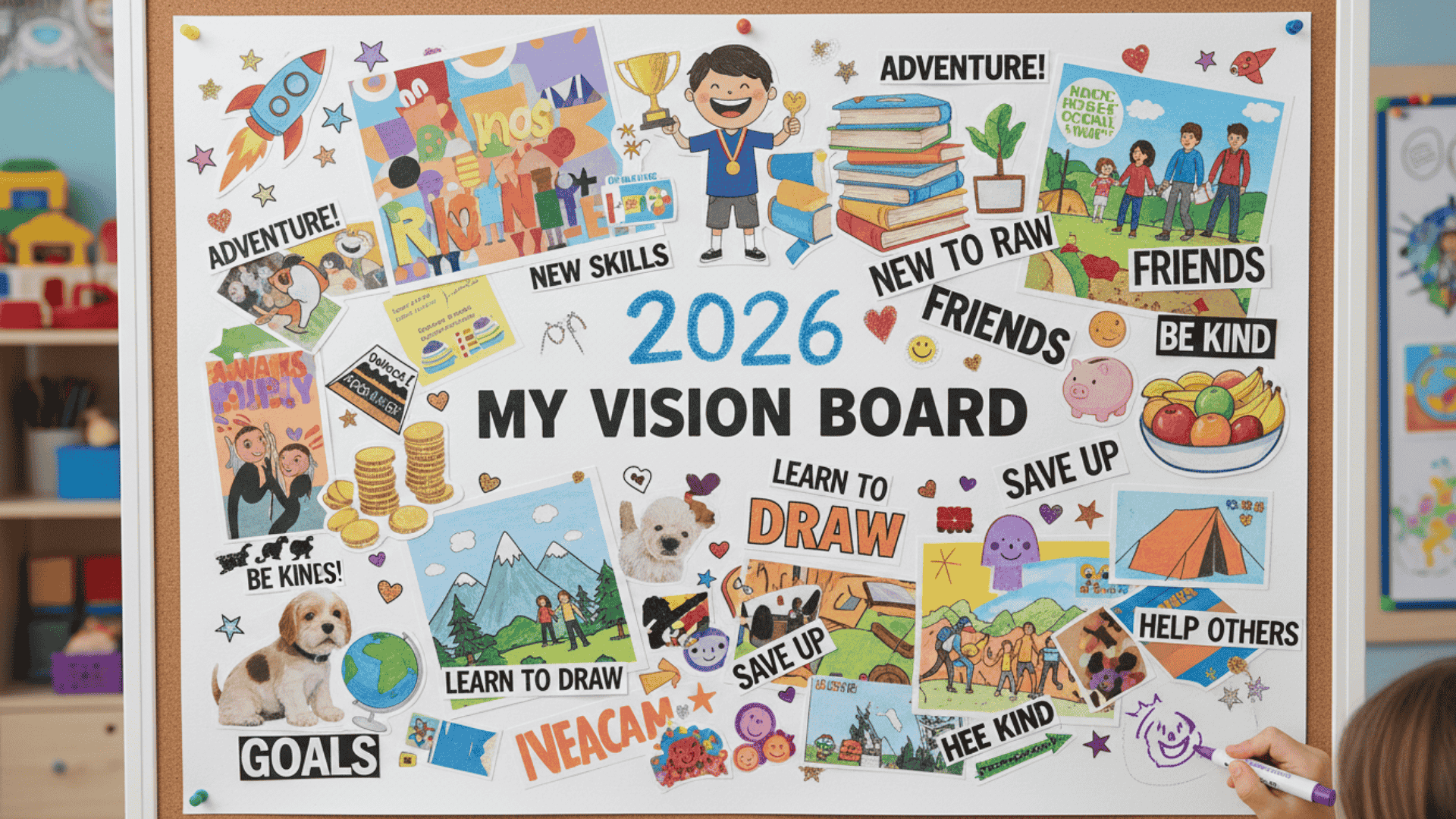 2026 Vision Board Collage