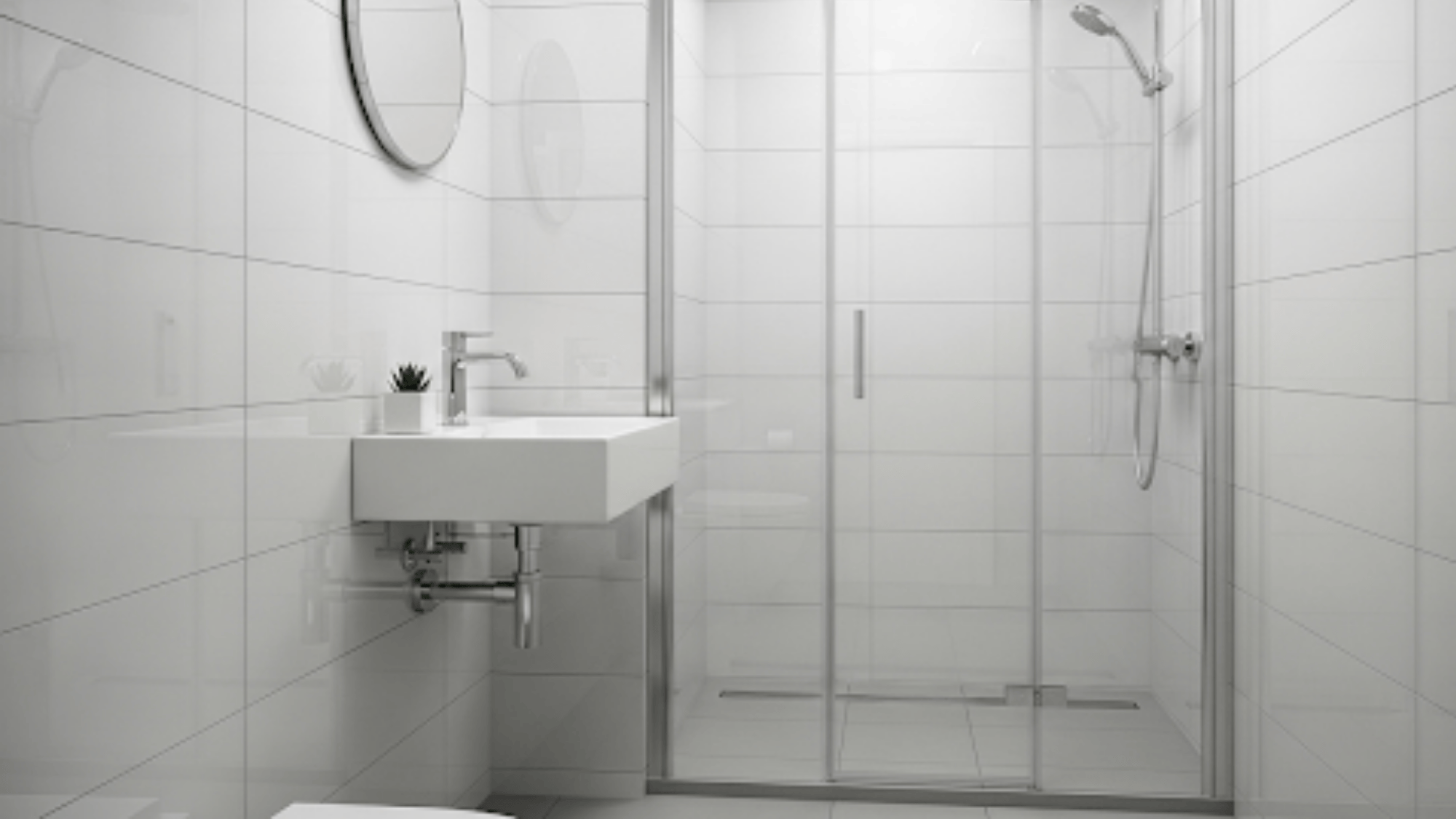 9 brighten up with glossy or glass tiles