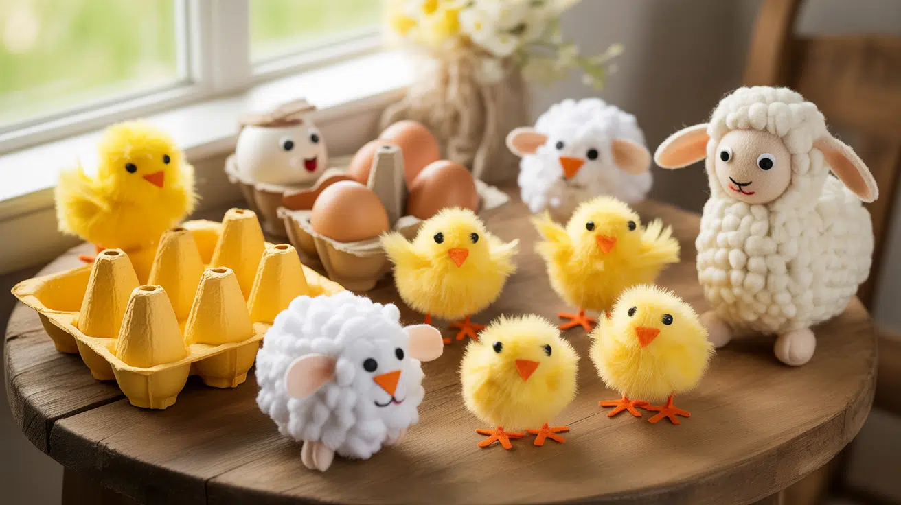 Chick and Lamb Themed Crafts.png