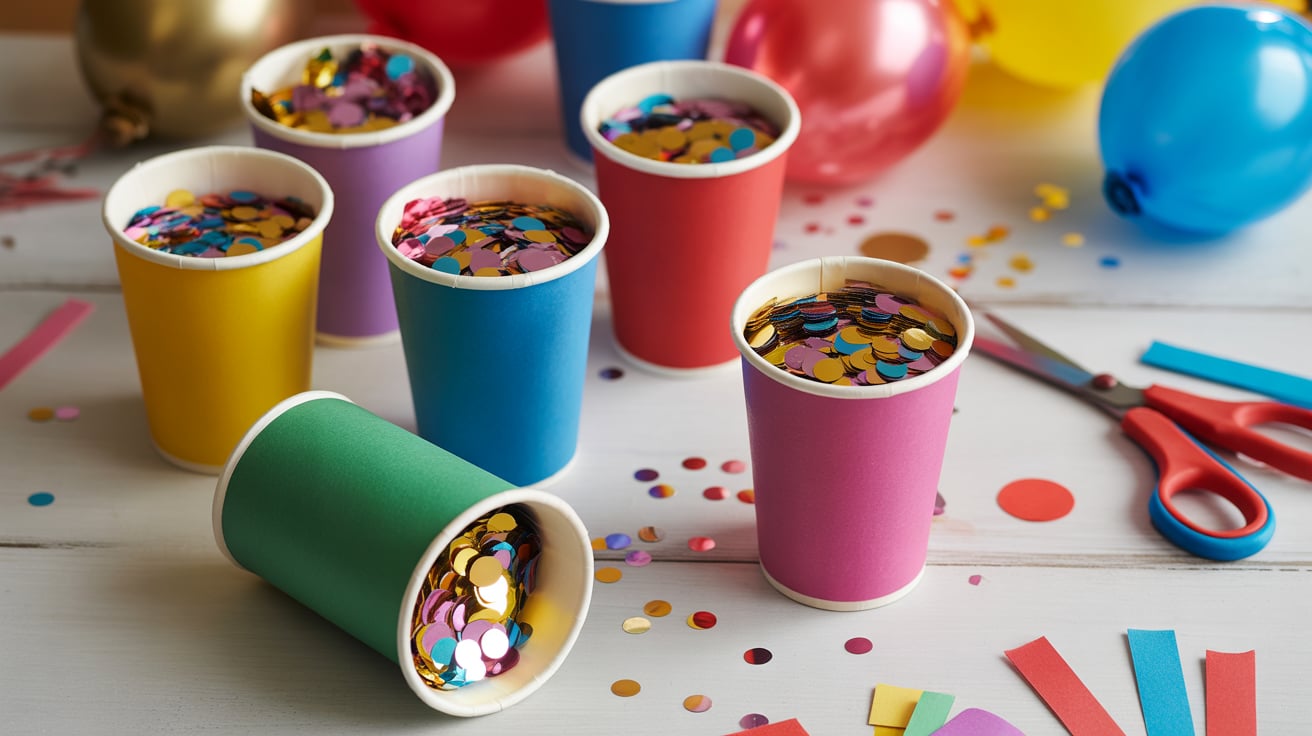 Confetti Popper Cups