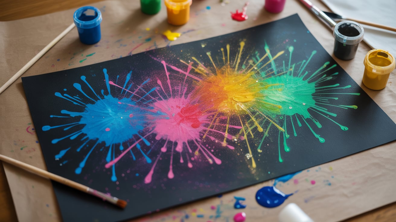 Fireworks Painting