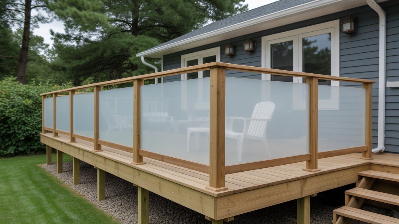 Frosted Acrylic Railing