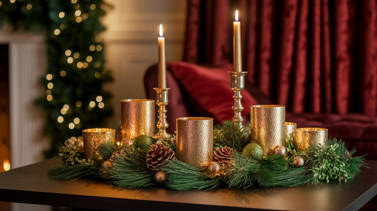 Gold Candle Holders