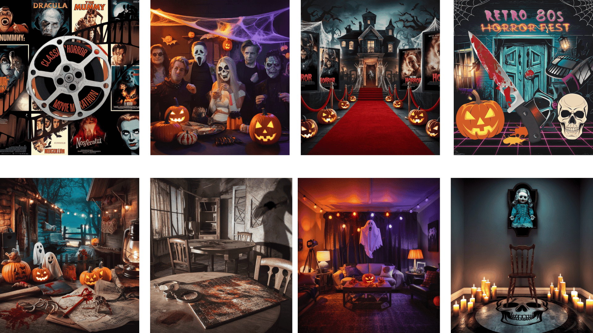 Horror Movie & Thriller Party Themes for Adults